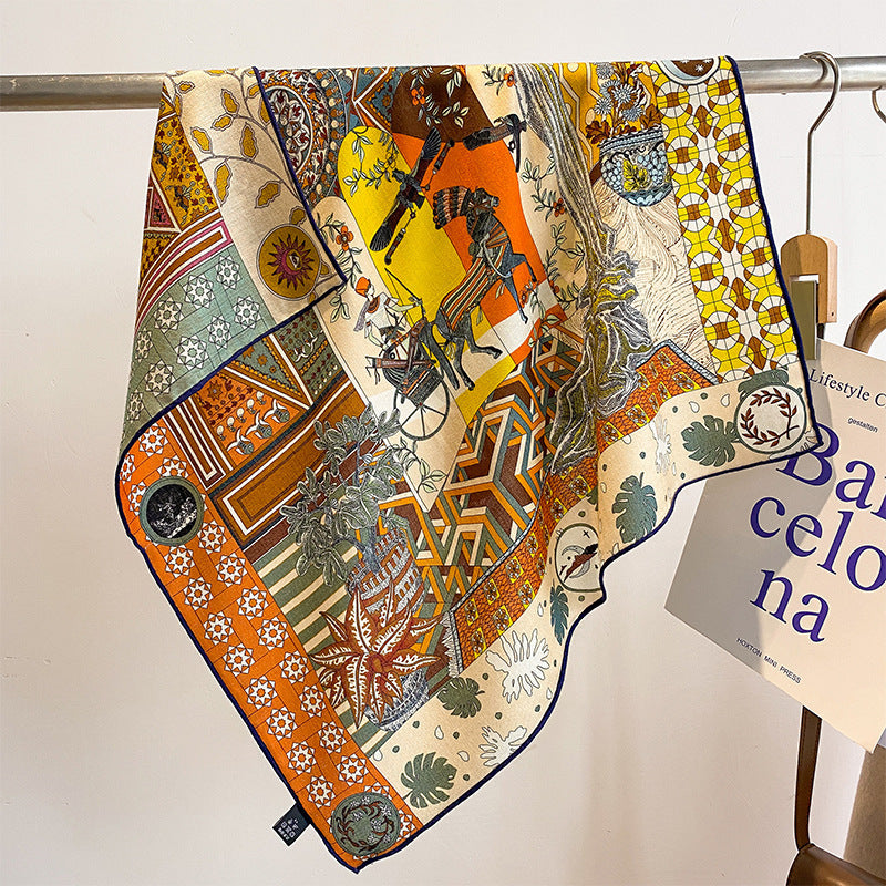 Wzorzysta chusta orientalna