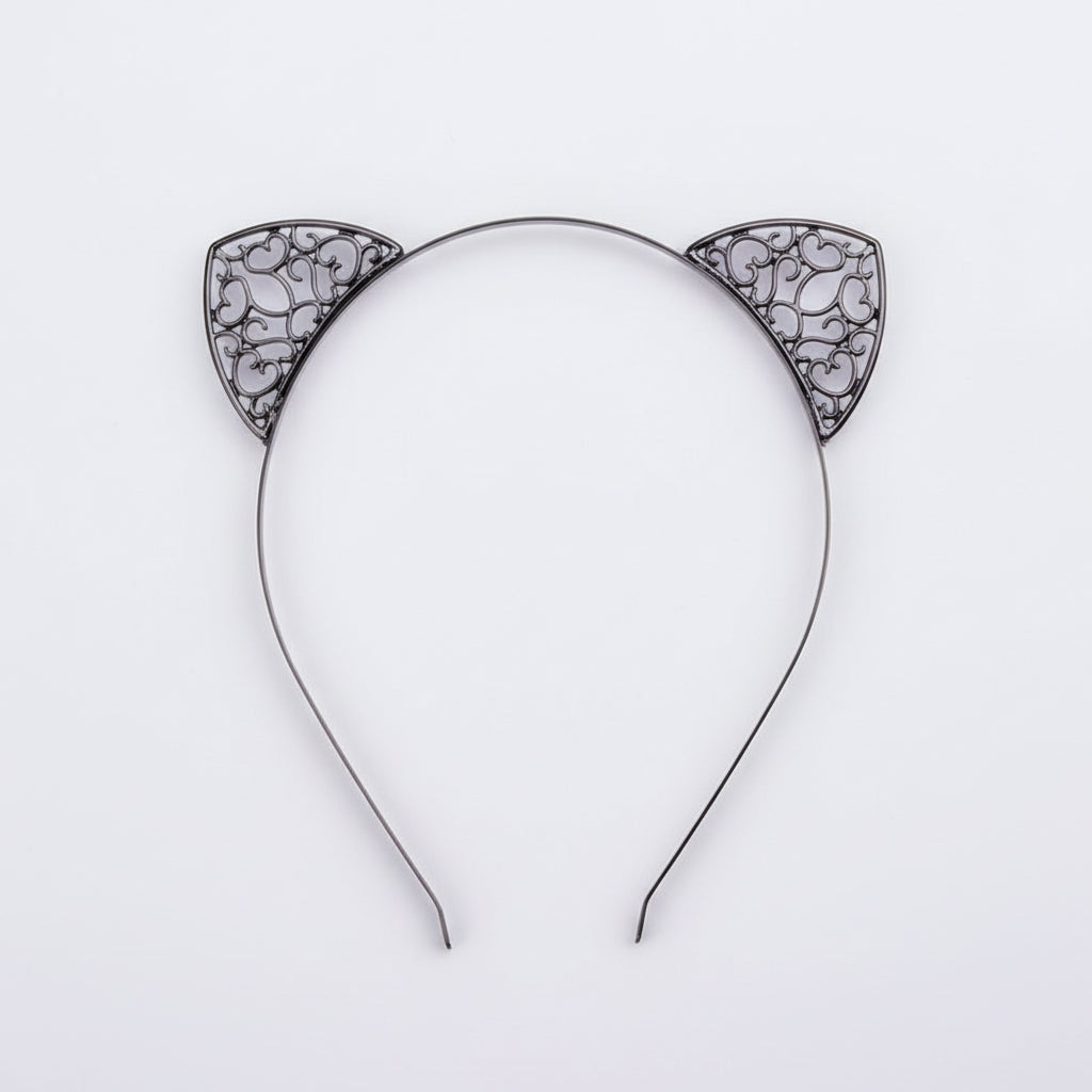 Opaska do włosów kocie uszy wzorki