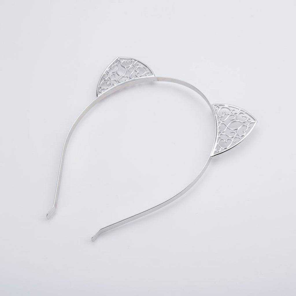 Opaska do włosów kocie uszy wzorki