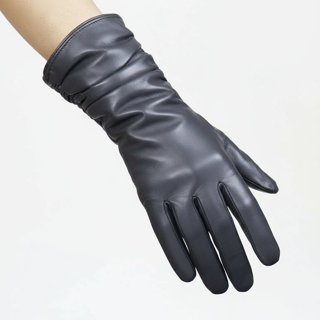 Stylowe rękawiczki z owczej skóry