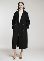 Dwurzędowy płaszcz zapinany na guziki