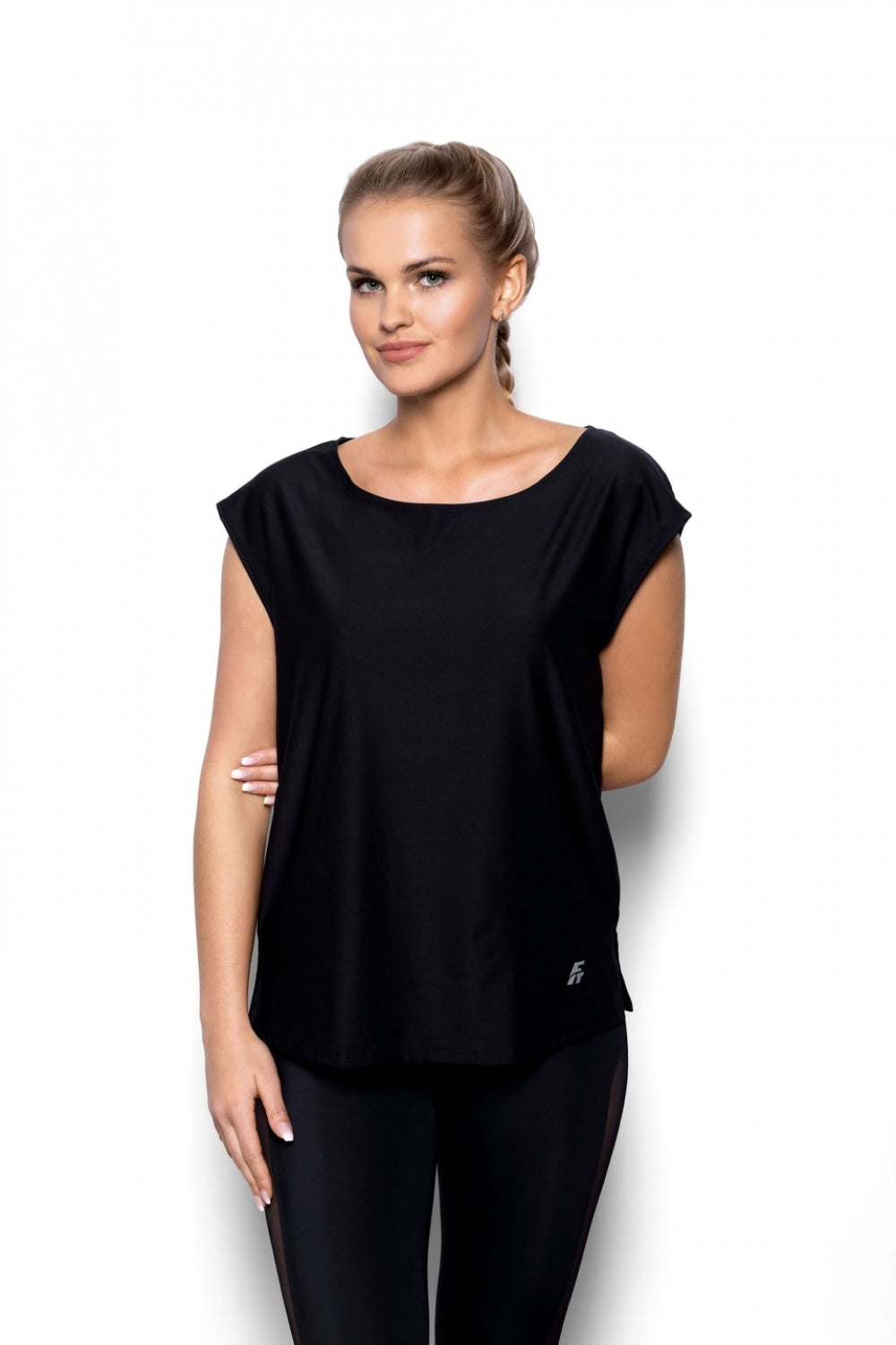 T-shirt Fit Model Aida Black - Eldar