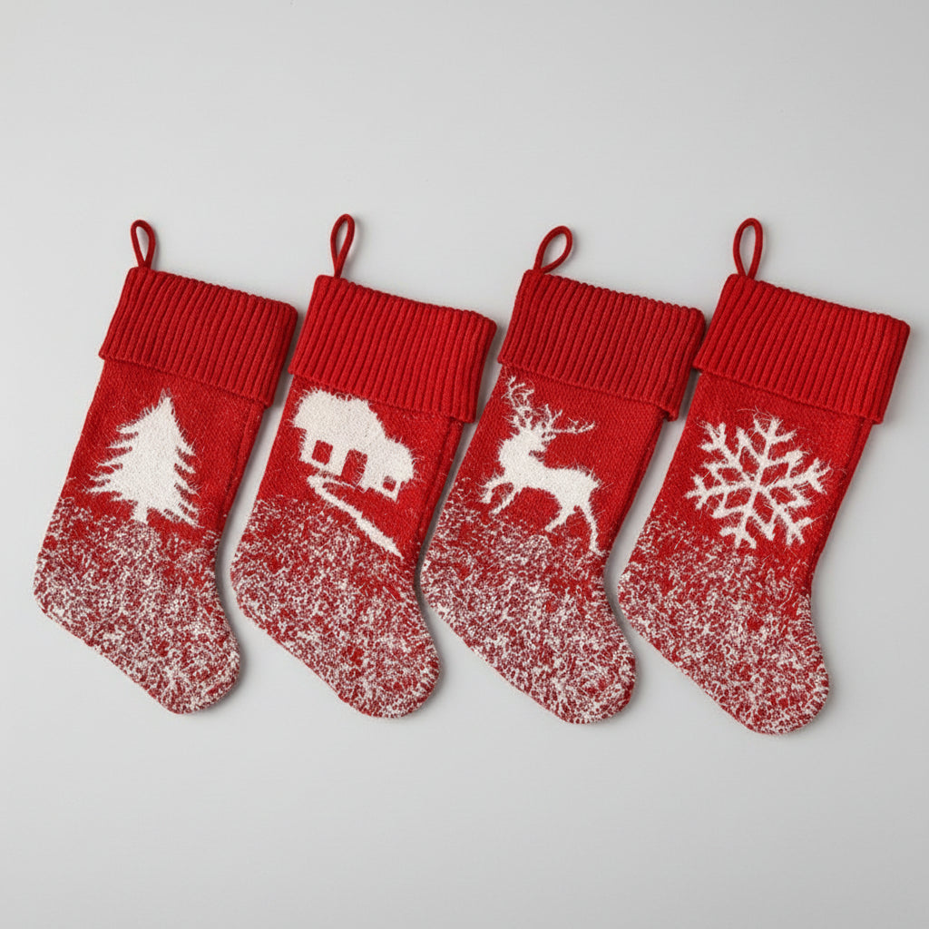 Dekoracyjna skarpeta świąteczna