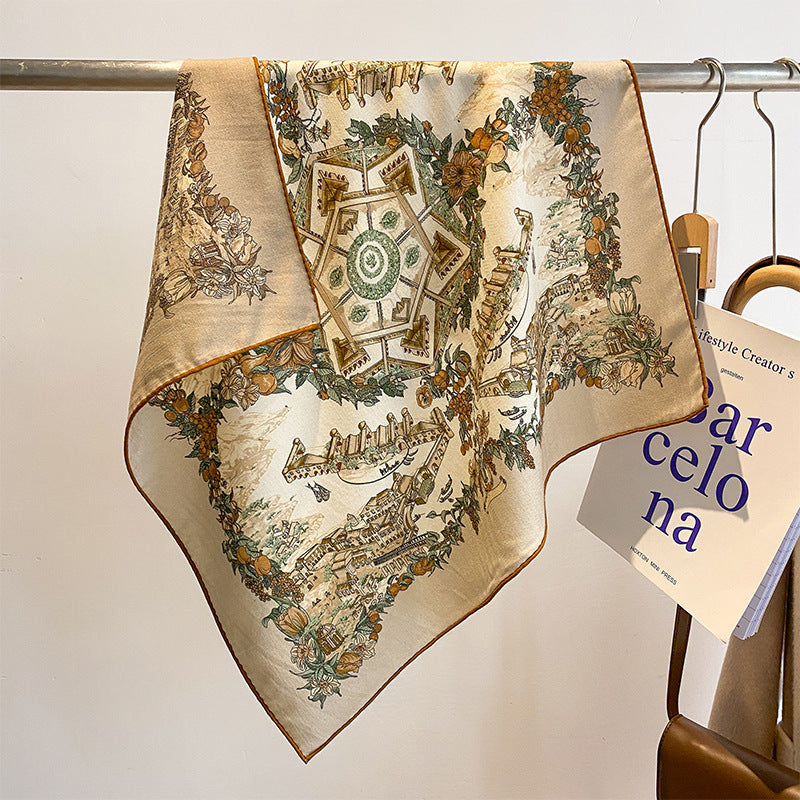 Wzorzysta chusta orientalna