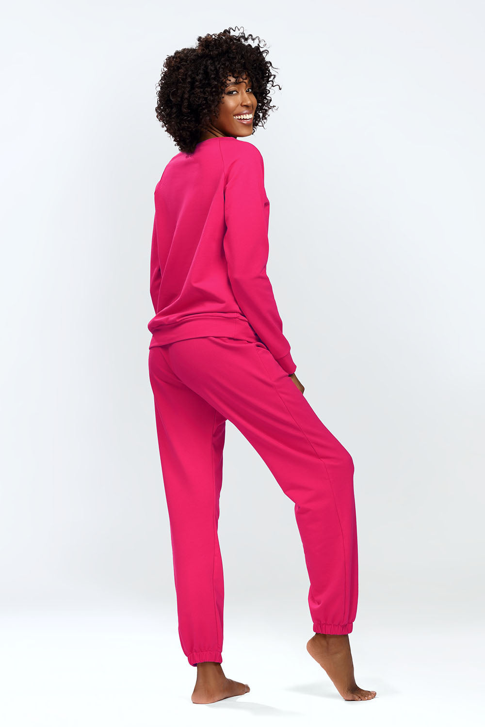Trousers Set Model Wenezja Malina - DKaren