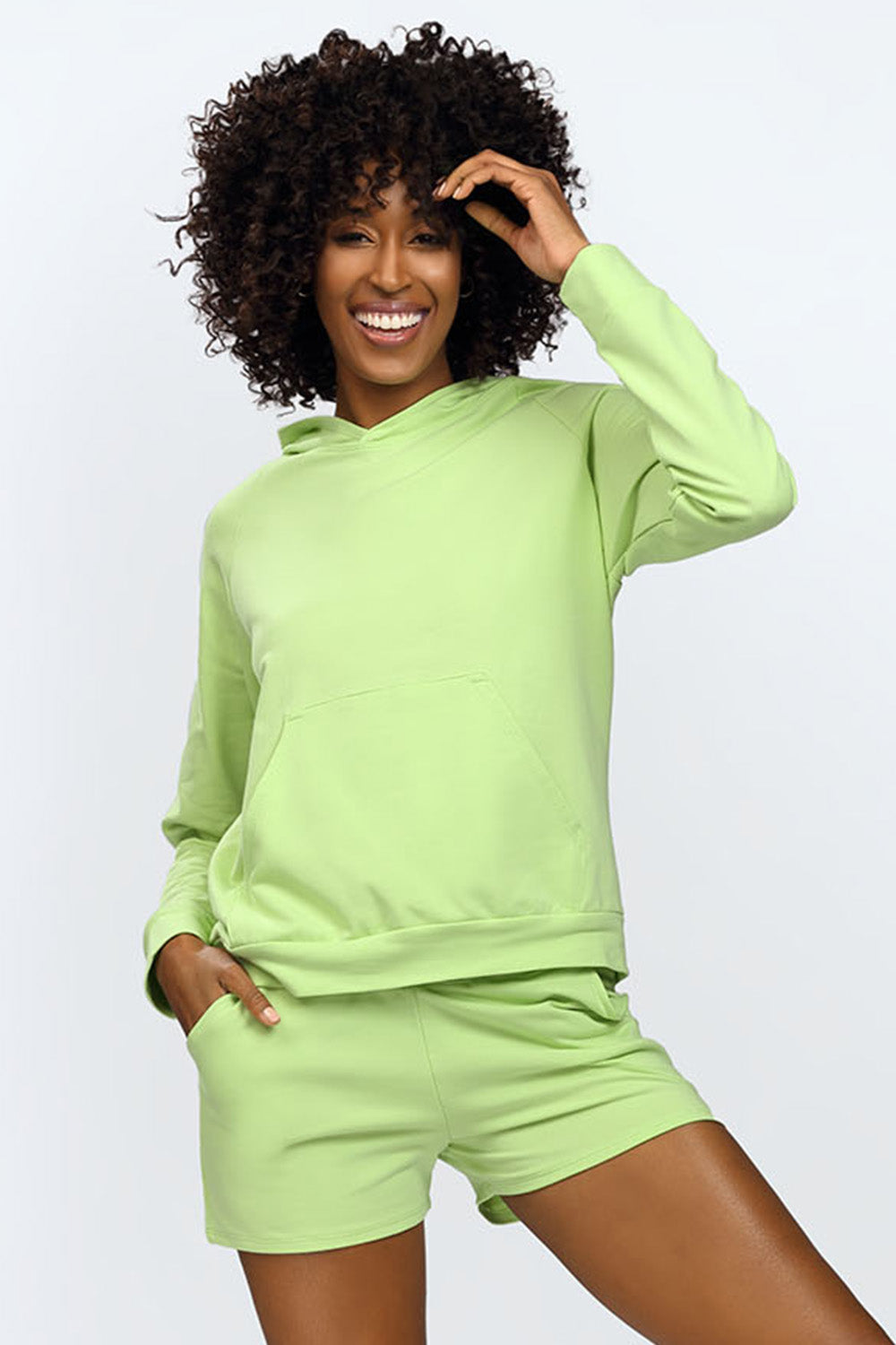 Trousers Set Model Koko Light Green - DKaren