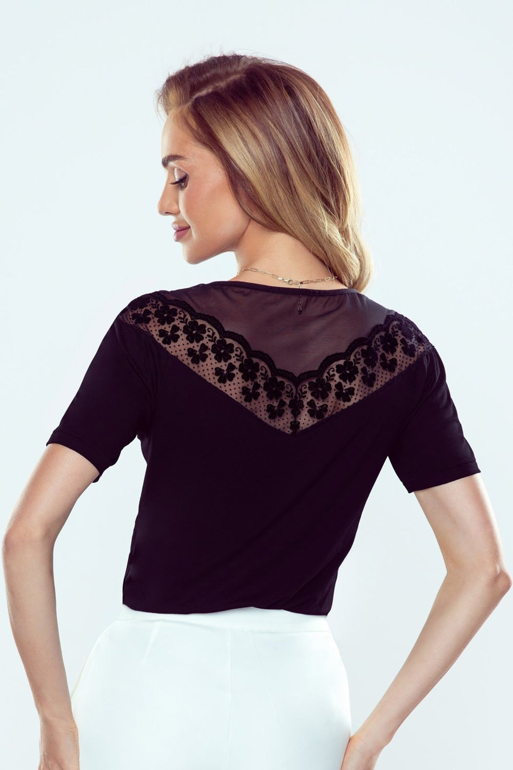 Blouse Model Floriana Black - Eldar