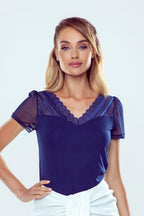Blouse Elois Navy Model - Eldar