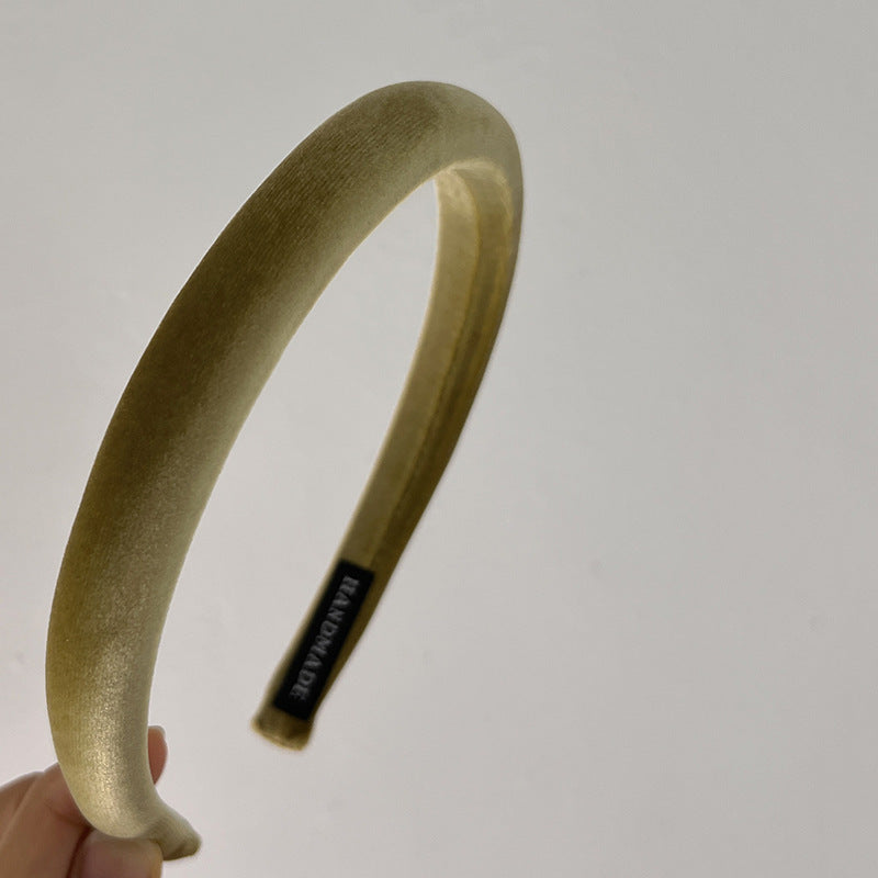 Aksamitna opaska na głowę