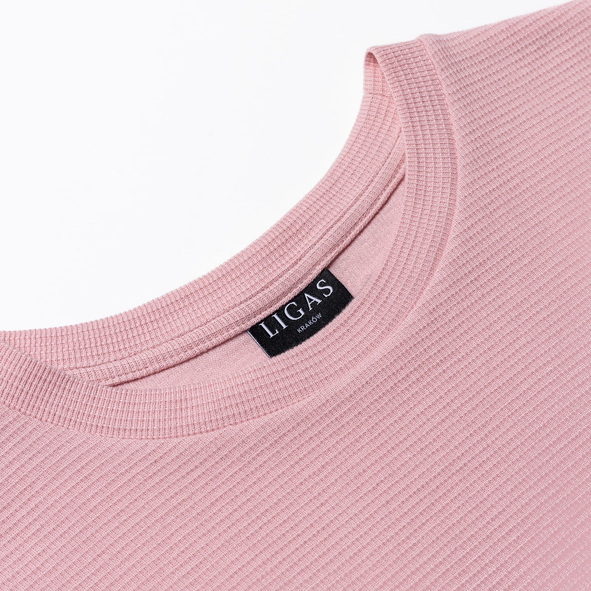 KRÓTKI T-SHIRT LILA – SOFT PINK