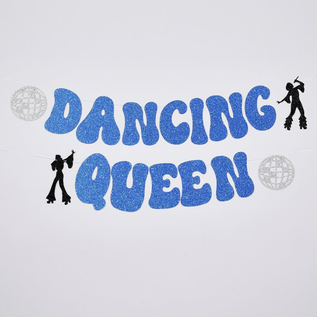 Girlanda i dekoracje disco rodem z filmu Mamma Mia
