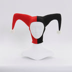 Czapka Harleen Quinn cosplay czarno-czerwona