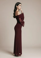 Jesienna sukienka MAXI z siateczki - Sweet Victoria