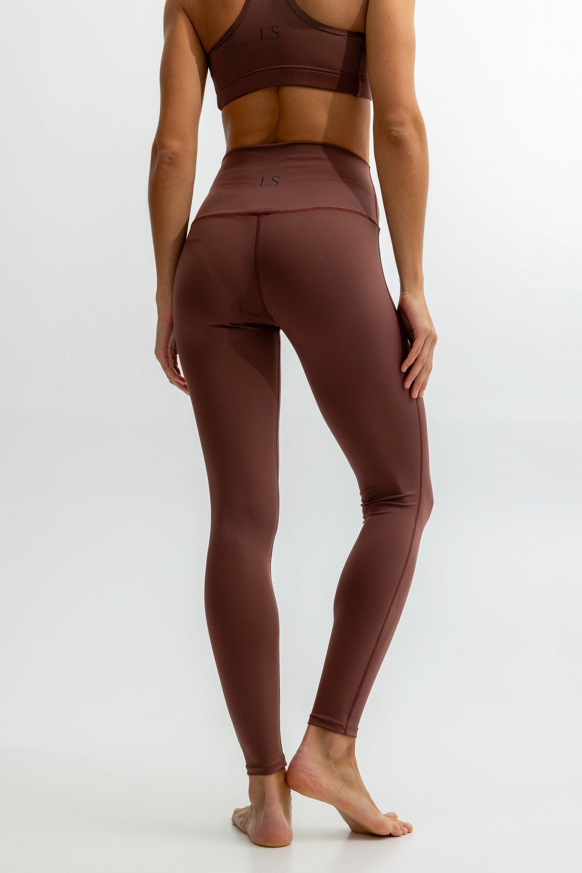 LEGGINSY Z WYSOKIM STANEM ICON, LUMEA™️ – MOCHA BROWN