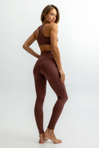 ICON HIGH-WAIST LEGGINGS, LUMEA™️ – MOCHA BROWN