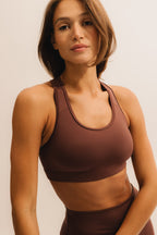 STANIK SPORTOWY EVA, LUMEA™️ – MOCHA BROWN