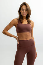 STANIK SPORTOWY EVA, LUMEA™️ – MOCHA BROWN
