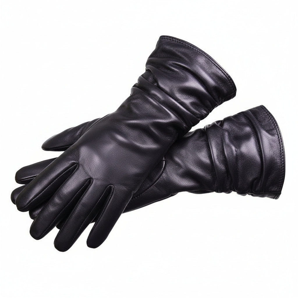 Stylowe rękawiczki z owczej skóry