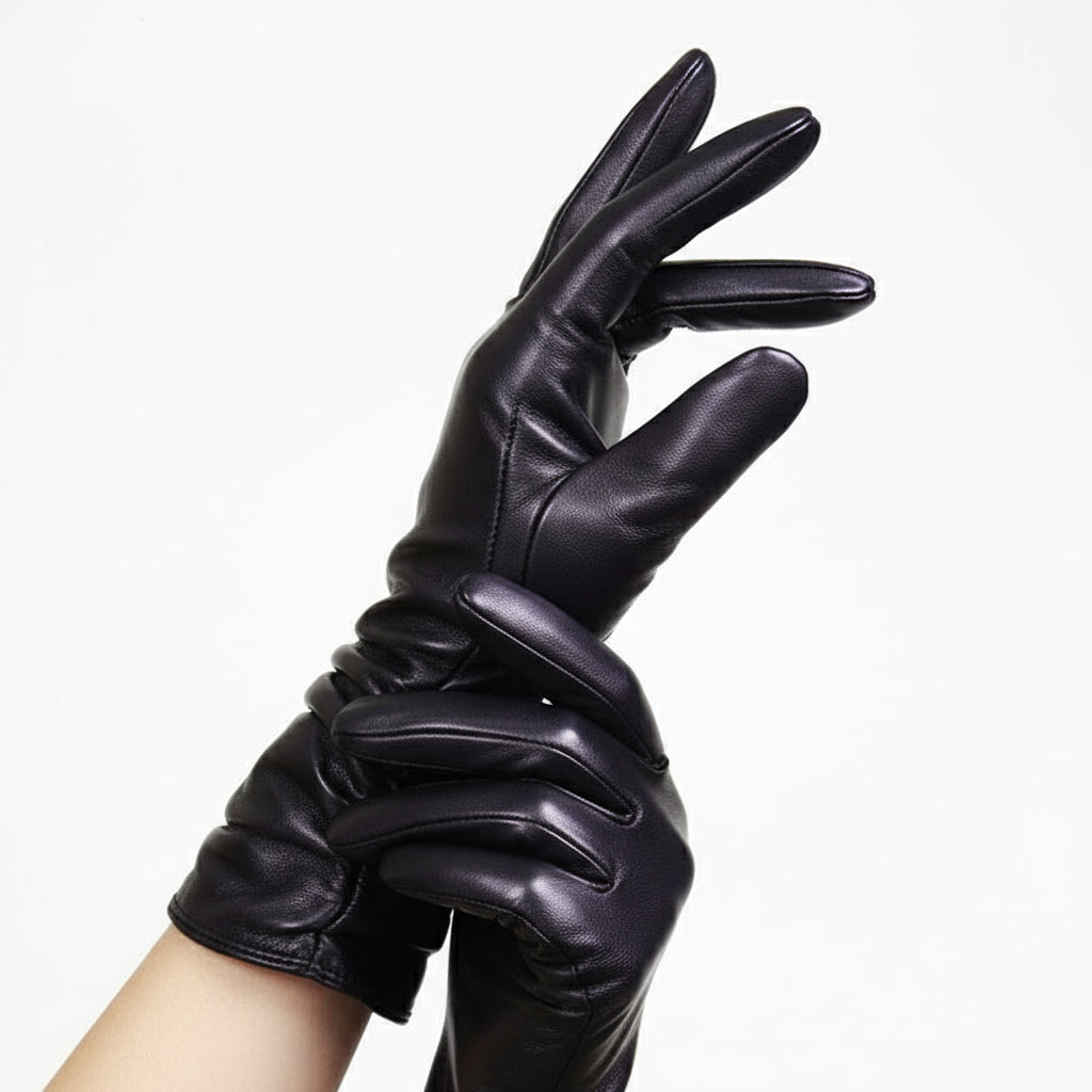 Stylowe rękawiczki z owczej skóry