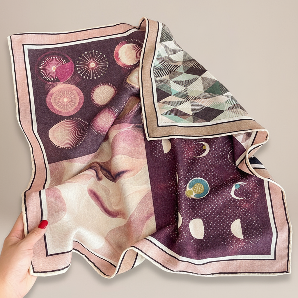 Wzorzysta chusta orientalna