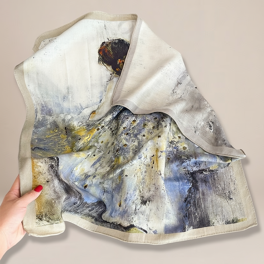 Wzorzysta chusta orientalna