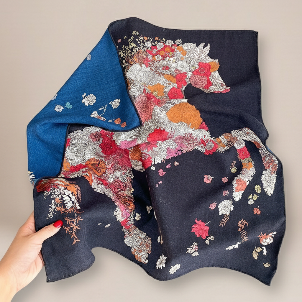 Wzorzysta chusta orientalna