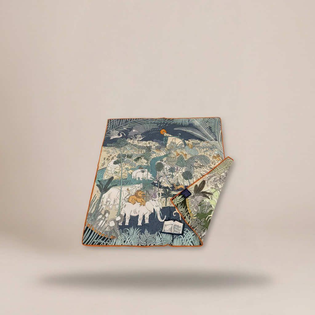 Wzorzysta chusta orientalna