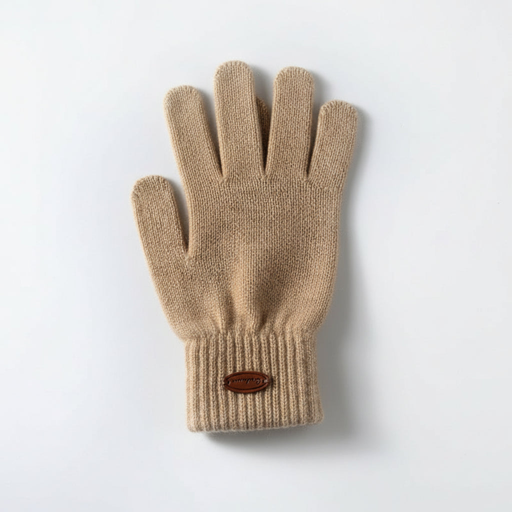 Ocieplane kaszmirowe rękawiczki