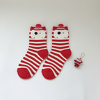 Świąteczne skarpetki damskie z wzrokami