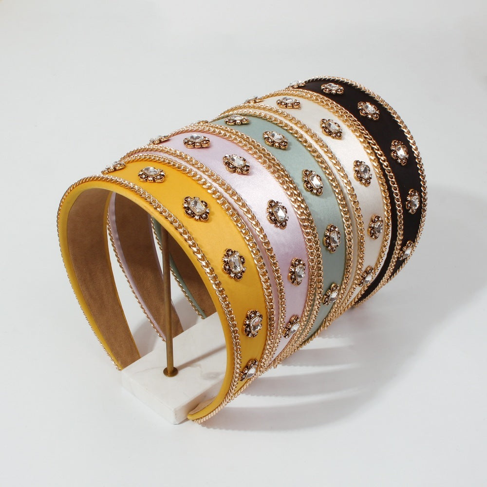 Opaska na głowę w stylu barokowym z zdobieniem