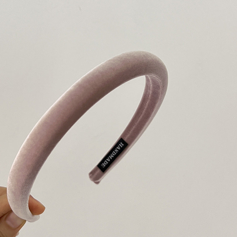 Aksamitna opaska na głowę