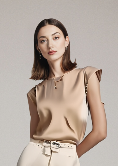 Elegancka bluzka z ramiączkami typu spaghetti