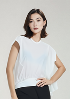 Luźna koszulka z krótkim rękawem