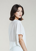 Luźna koszulka z krótkim rękawem