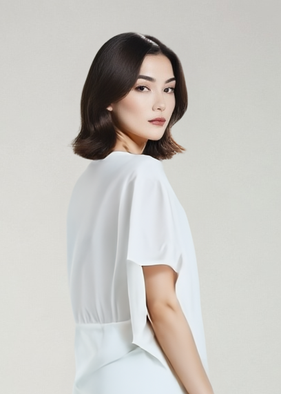 Luźna koszulka z krótkim rękawem