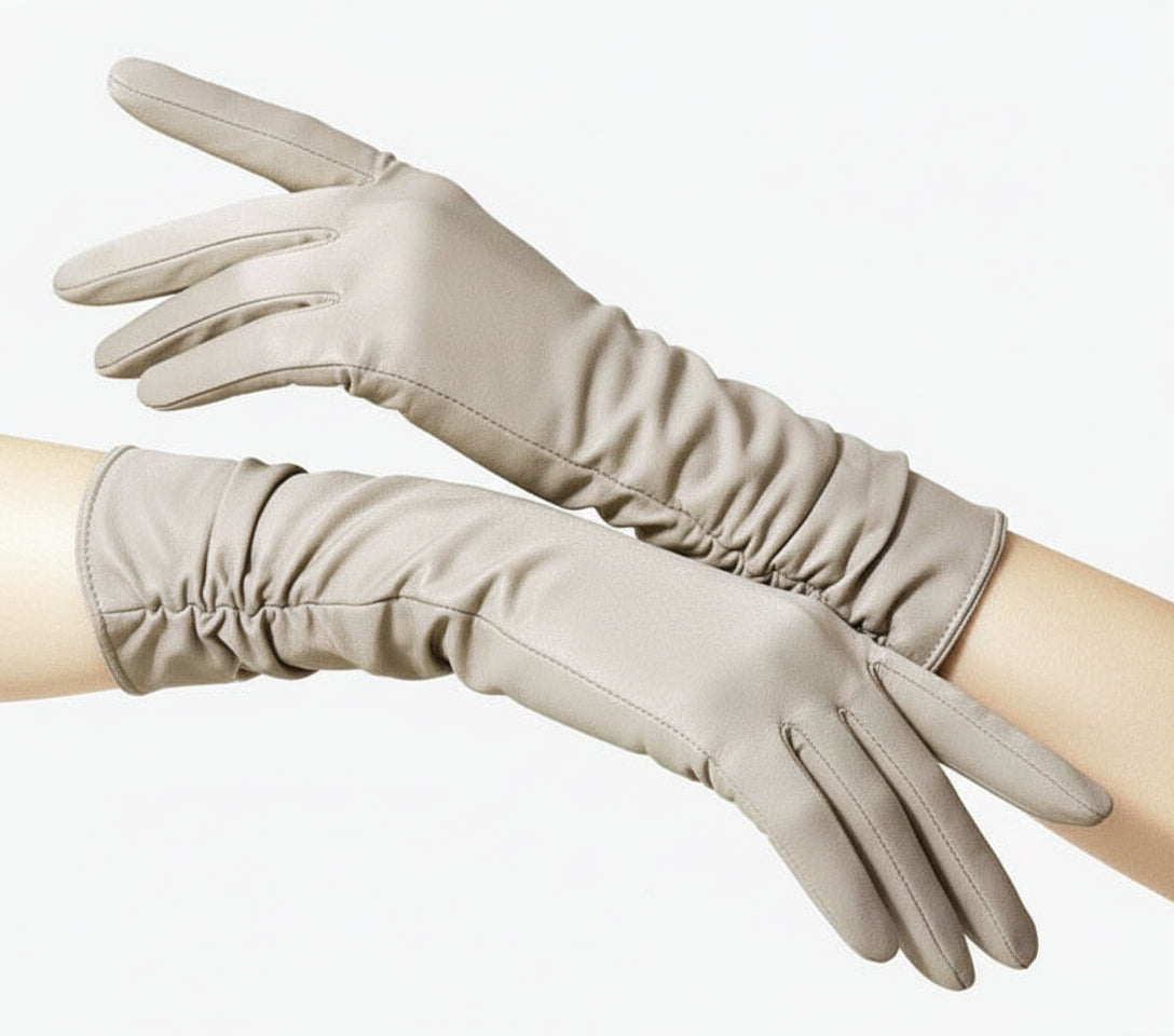 Stylowe rękawiczki z owczej skóry