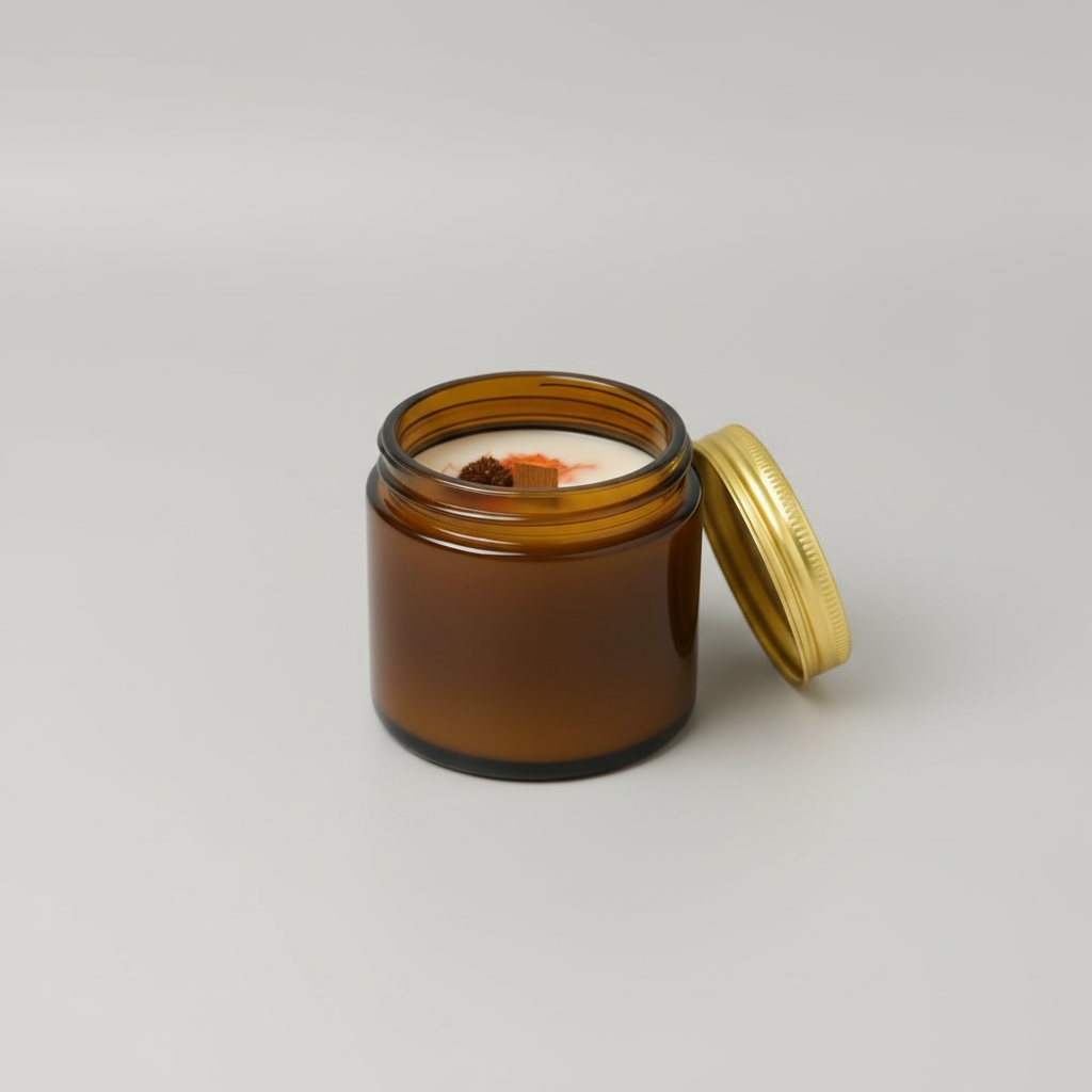 Świąteczna świeczka sojowa zapachowa "Cicha noc"