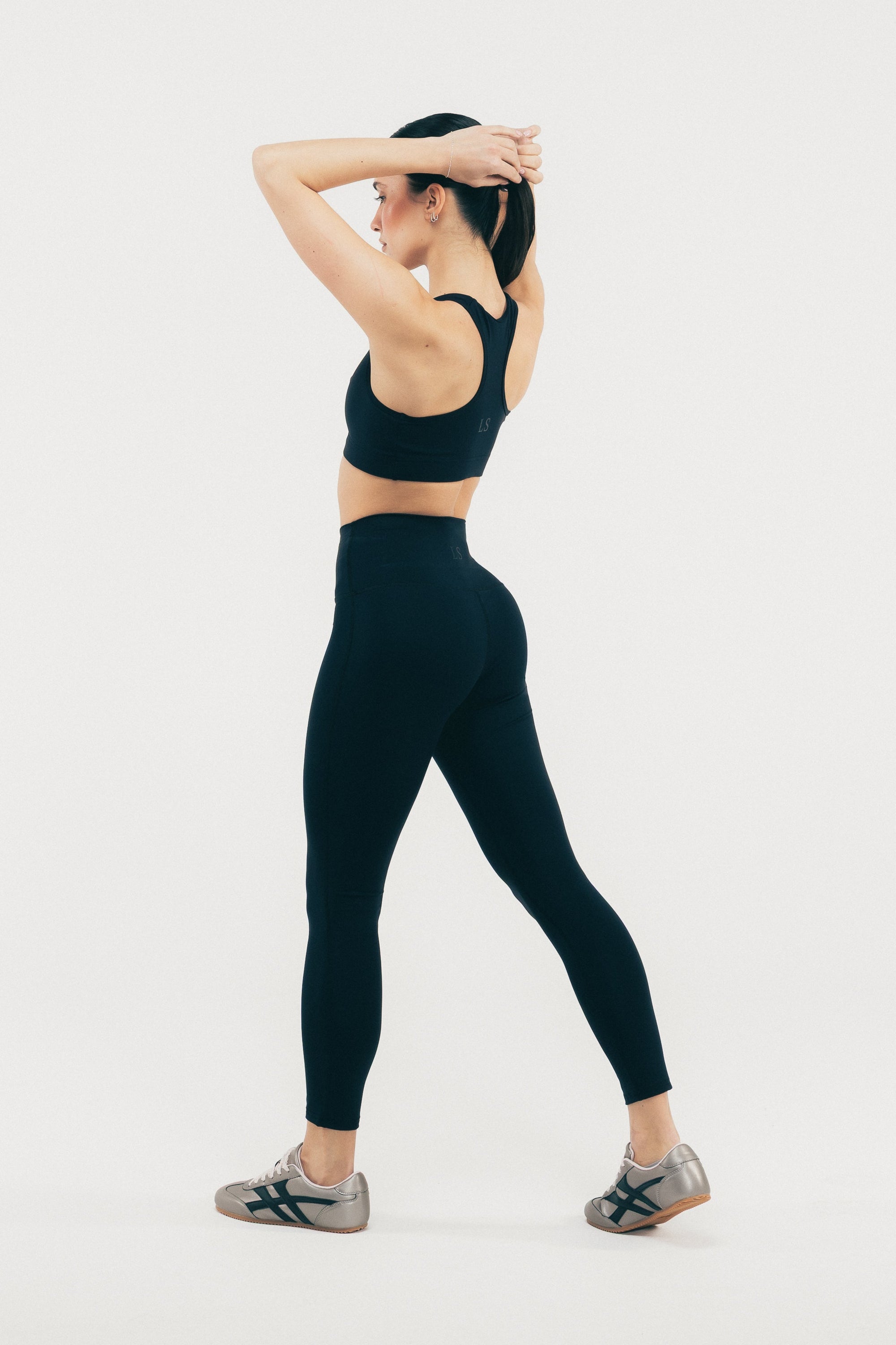 LEGGINSY Z WYSOKIM STANEM ICON, LUMEA™️ – CZARNE