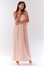 Wiosenna sukienka bez ramiączek