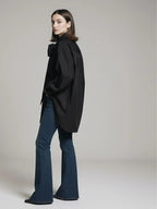 Stylowa bawełniana koszula z kokardą