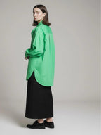 Stylowa bawełniana koszula z kokardą