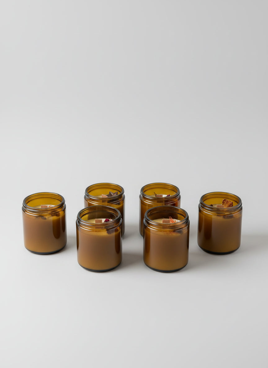 Świąteczna świeczka sojowa zapachowa "Cicha noc"