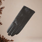 Stylowe rękawiczki z wydłużonej koziej skóry