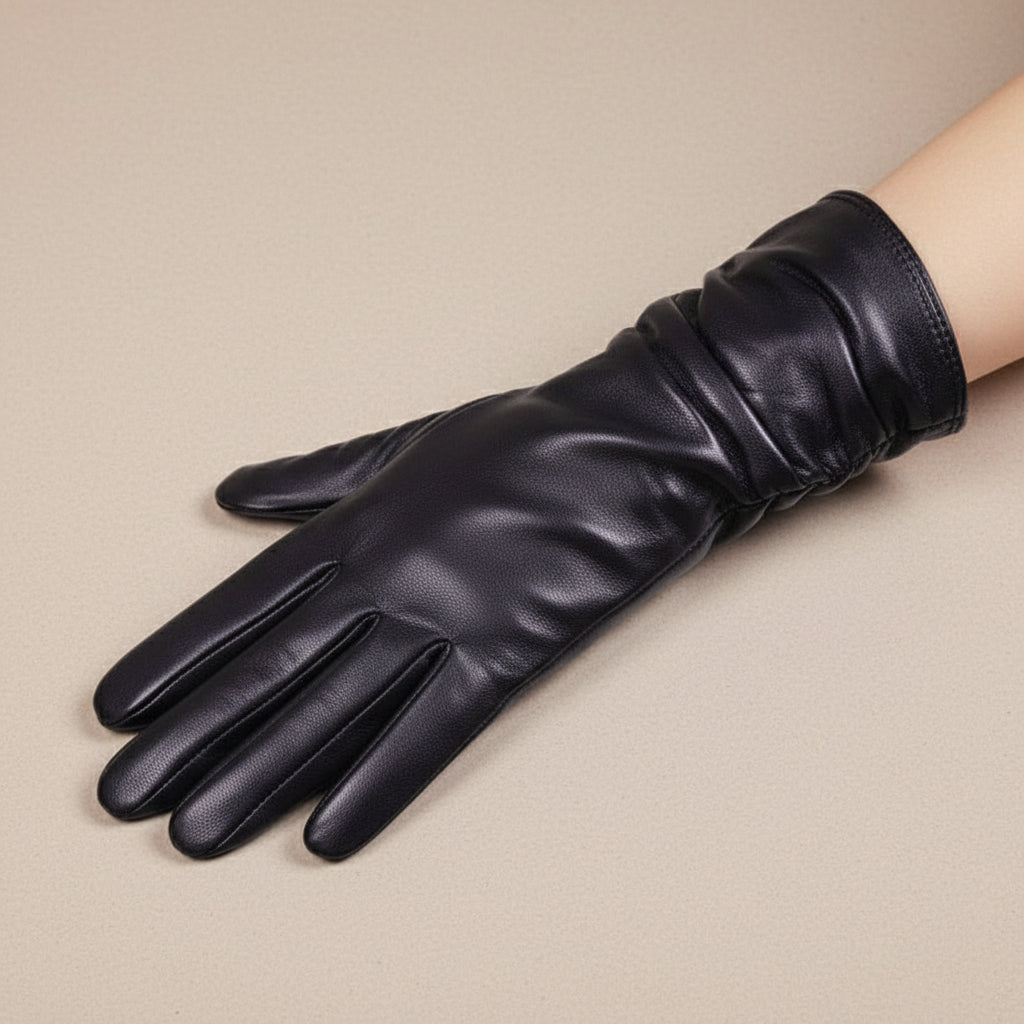 Stylowe rękawiczki z owczej skóry