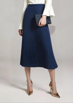 Plisowana spódnica retro na każdą porę roku