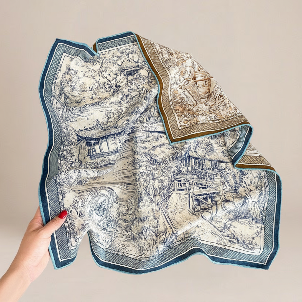 Wzorzysta chusta orientalna