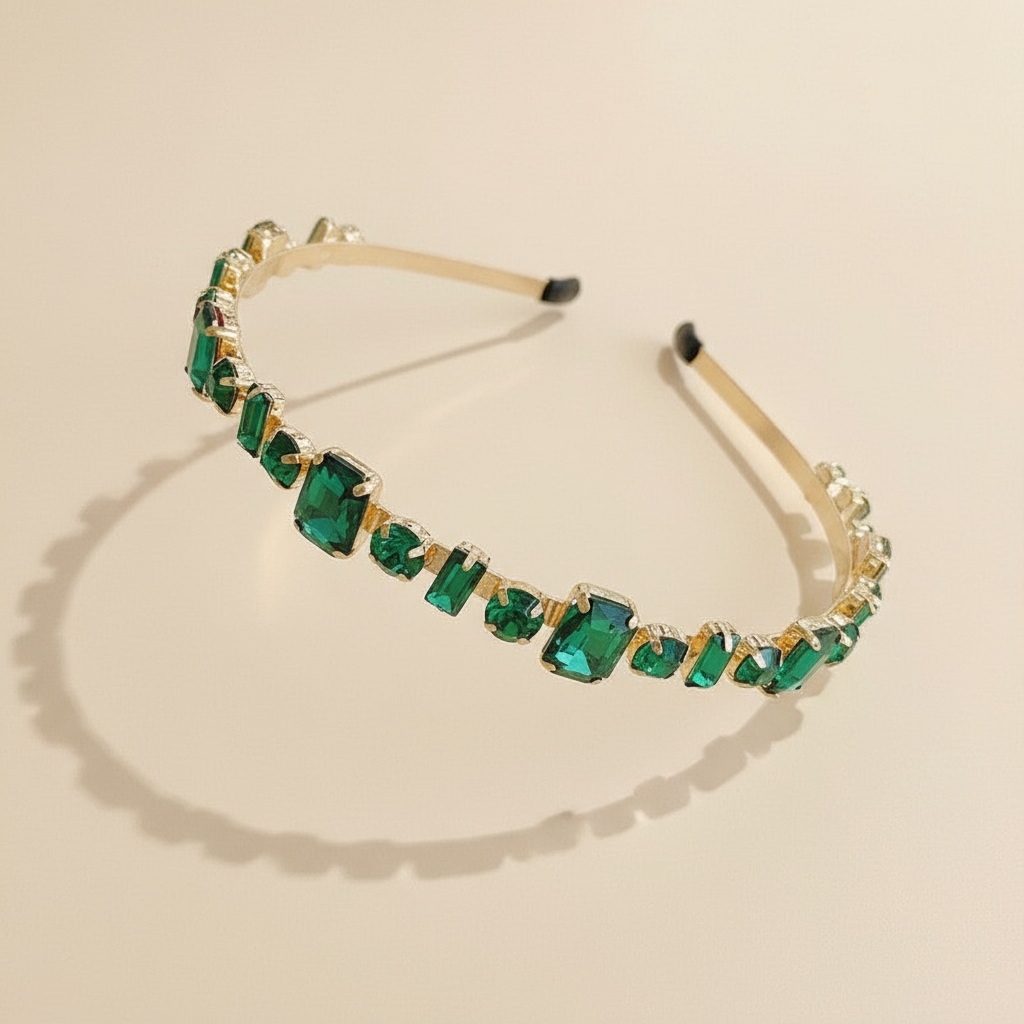 Diamentowa opaska na głowę